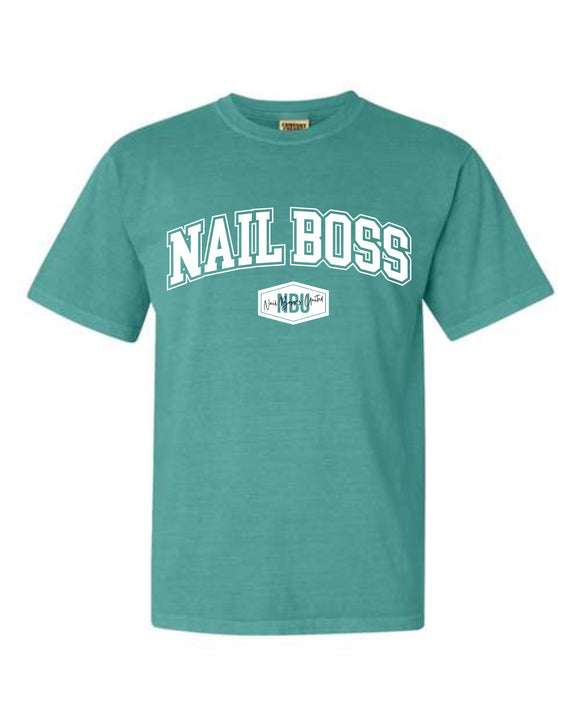 NAIL BOSSES UNITED unisex garment dyed tee