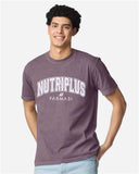 NUTRIPLUS COLLEGIATE unisex garment dyed tee