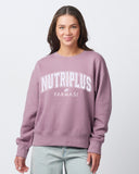 NUTRIPLUS COLLEGIATE ladies boxy crew (2 colors)