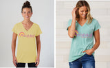 RDDT ladies relaxed v-neck (3 colors)