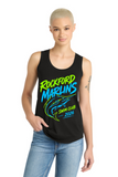 marlins 2026 team ladies triblend racerback tank (no back print)
