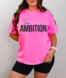 team ambition 2026 garment washed unisex tee (2 colors, 2 designs)