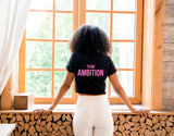 team ambition 2026 ladies triblend v-neck tee (2 colors, 2 designs)