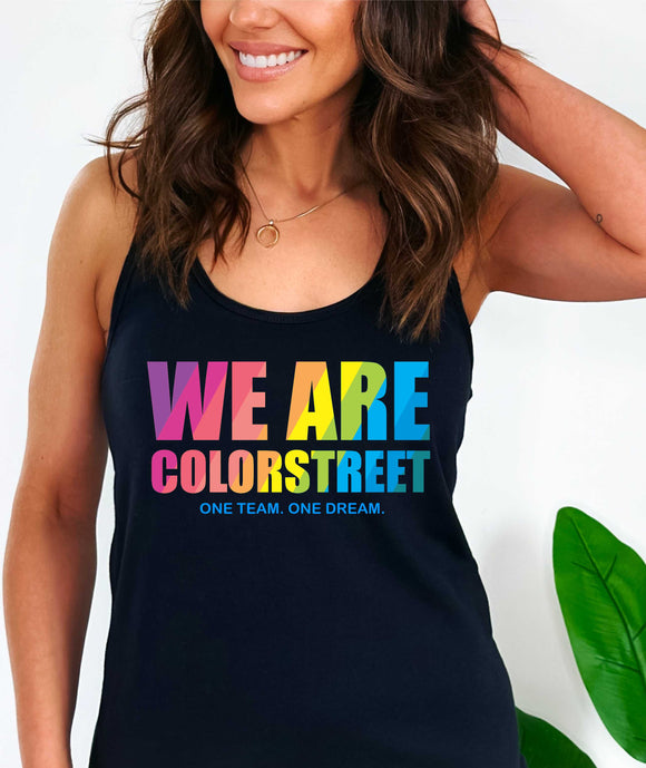 WE ARE COLORSTREET ladies triblend racerback (2 colors)