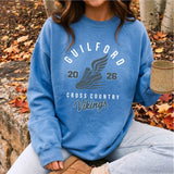 guilford xc unisex crewneck sweatshirt (3 colors, 4 designs)