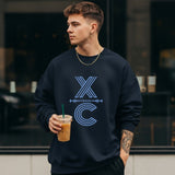 guilford xc unisex crewneck sweatshirt (3 colors, 4 designs)