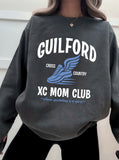 guilford xc unisex garment washed crew (3 colors, 4 designs)