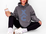 guilford xc unisex hooded sweatshirt (4 colors, 4 designs)