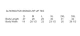 MNTS unisex adult zip up tee