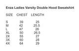 miami 2026 ladies stripe sleeve double hood